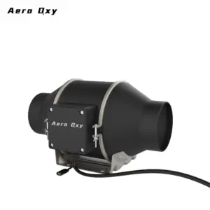 220V Speed Controller EC Inline 4 Inch Duct Fan Stainless Steel Mixed Flow Ventilation System OEM Customizable Complete Set