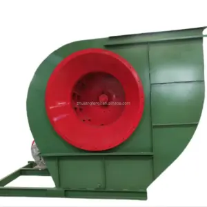 Customizable Zhujiang Brand Duct Fan Stainless Steel Blades Industrial Boiler Cement Furnace Backward Curved Blade Radial Fan