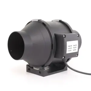 EC Inline Duct Centrifugal Fan 110/220V 6 Inch with Motor and Controller OEM for Office Restaurant Manufacturing Plant Hotel