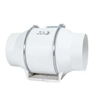 Fan Manufacture OEM/Dem AC Ec Motor Inline Duct Fan Hydroponics Plastic Mixed Flow Extractor Inline Fan