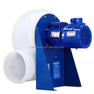 MPCF-250-B2T-VF Duct Fan Customizable OEM Variable Frequency Plastic Chemical Resistant Exhaust Fan Backward Curved Blade IP54