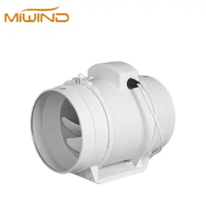Mini Silent ABS Plastic Greenhouse Cooling Pipeline Extractor in Line Booster Ventilation Axial Duct Fan