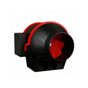 Super Silent Plastic Inline Duct Fan 4 Inch Without Controller for Greenhouses