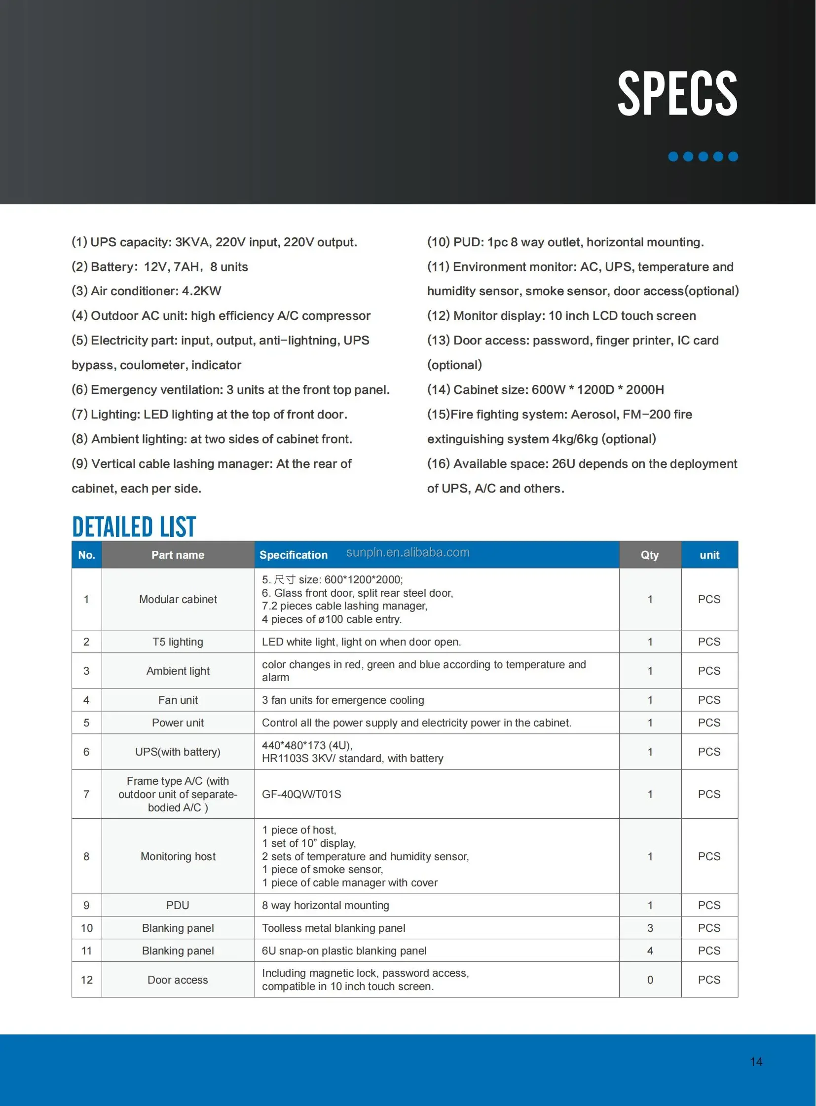 Liquid Cooling Rack HighPower Small Modular Data Center HPC Clusters Liquid Cooling Systems