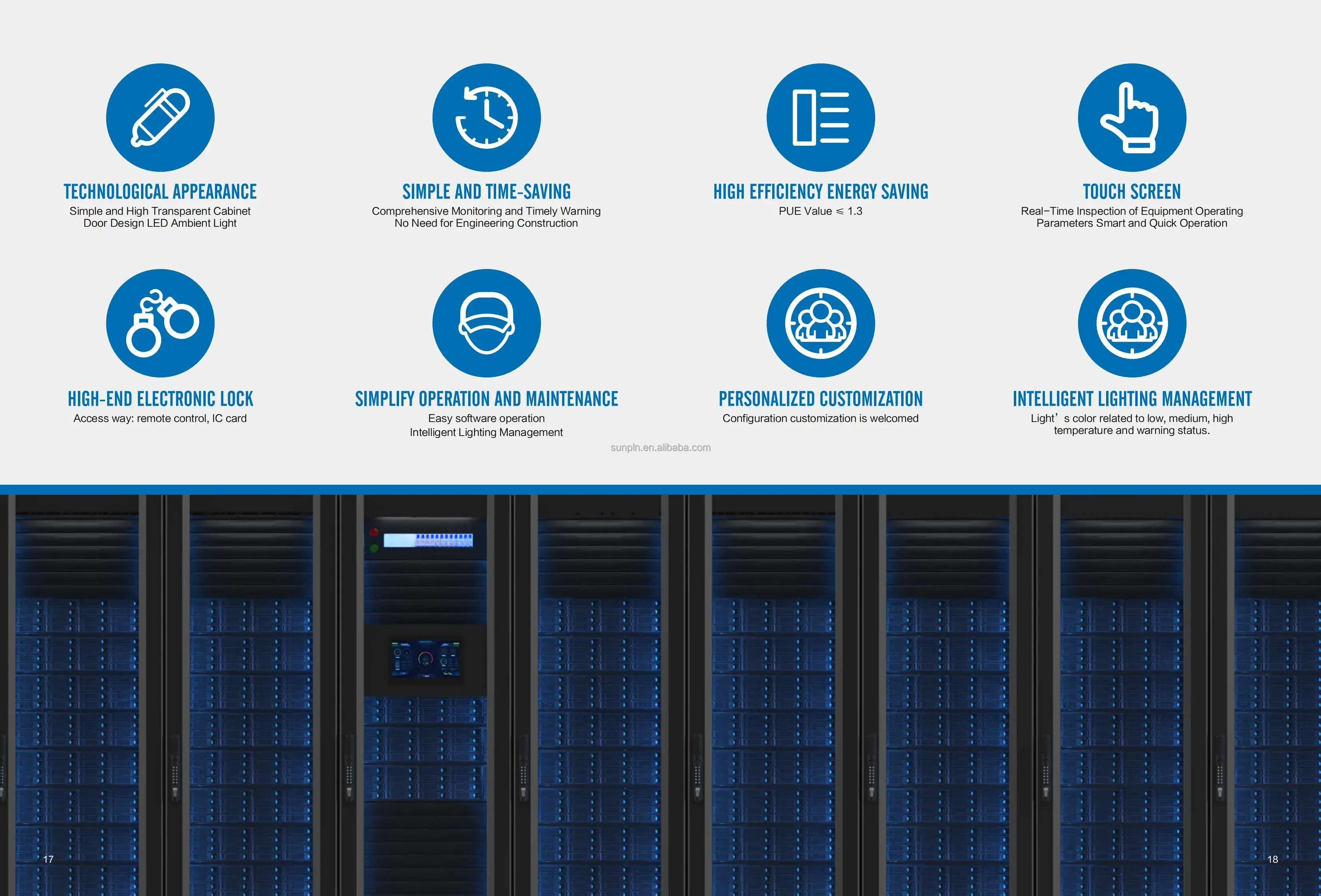 Liquid Cooling Rack HighPower Small Modular Data Center HPC Clusters Liquid Cooling Systems