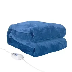 Electric Blanket 62"x84" Oversized Flannel Heated Blanket,ETL Certification Fast Heating with 4 Heating Levels & 10 Hours