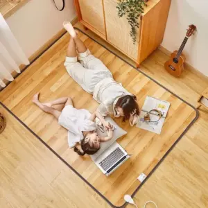 Portable Electric Mat with Graphene Alternative Underfloor Heating Electric Heated Blankets Heated Floor Mat